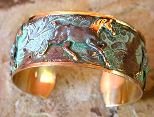Running Horse Cuff Bracelet