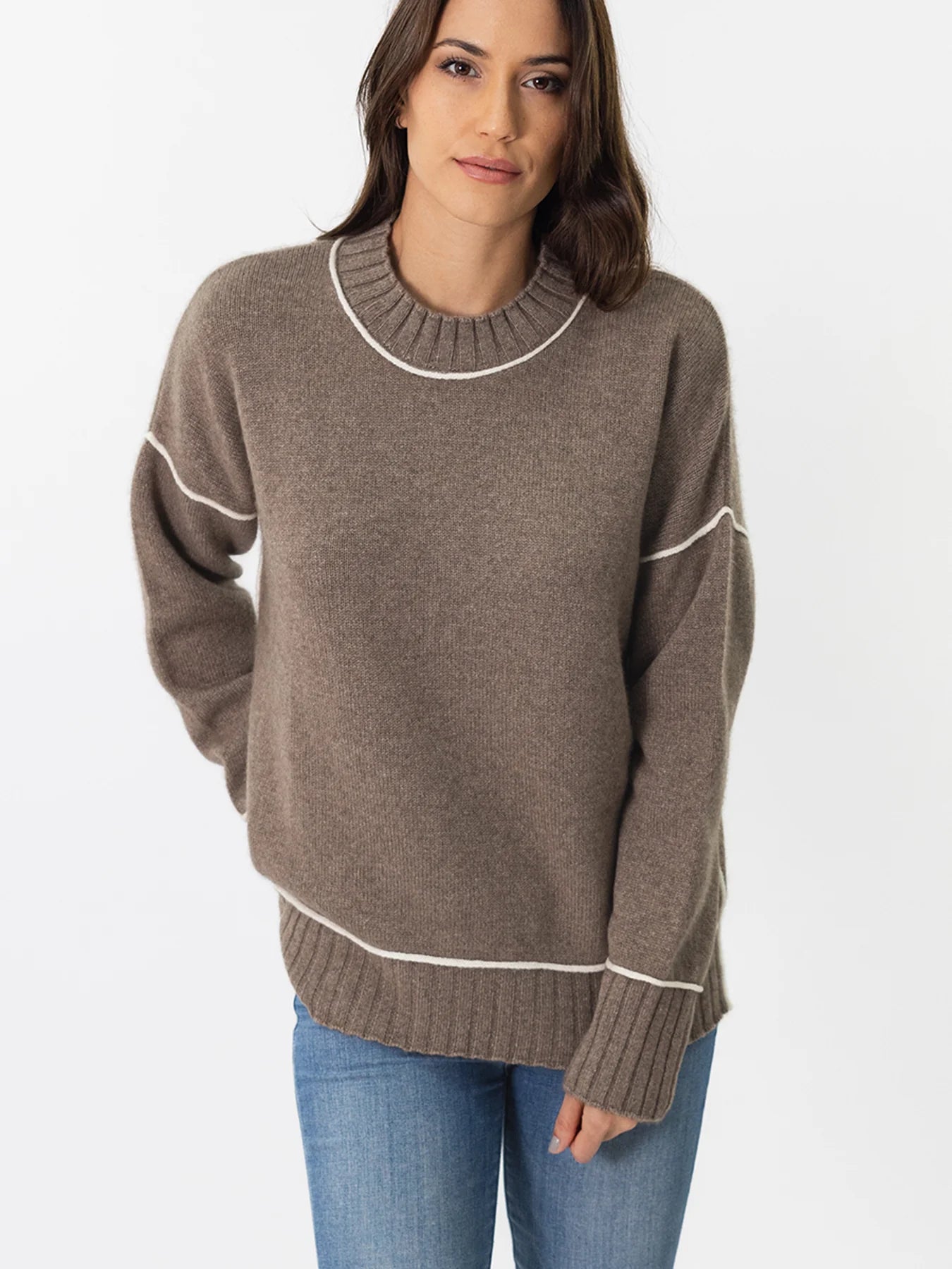 ROSE CASHMERE PULLOVER SWEATER