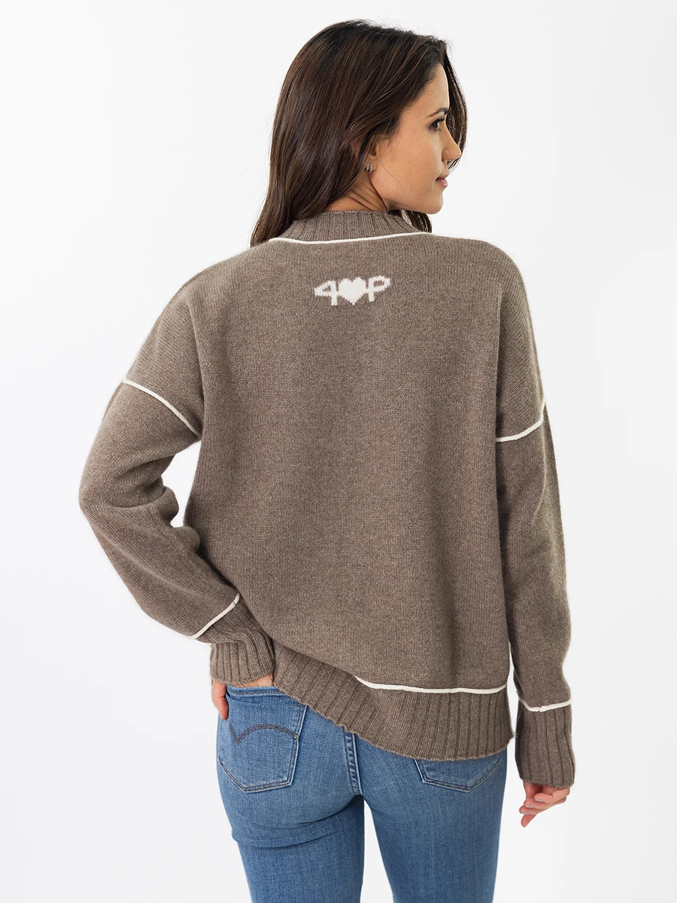 ROSE CASHMERE PULLOVER SWEATER