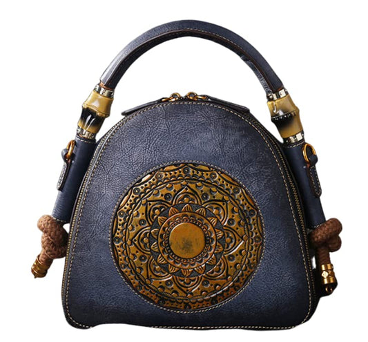 Retro Luxury Leather Handbag